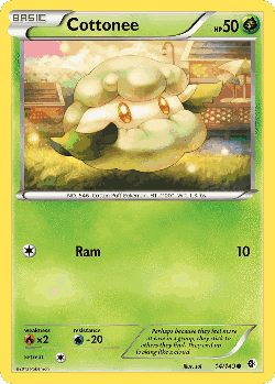 Cottonee Pokémon TCG card art