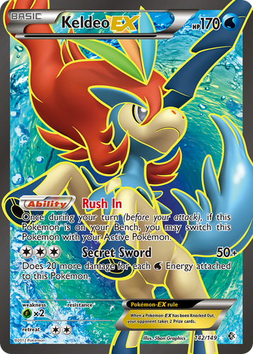 Keldeo-EX 142, Boundaries Crossed