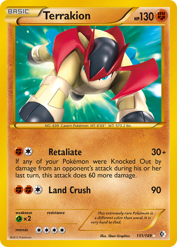 Terrakion 151, Boundaries Crossed