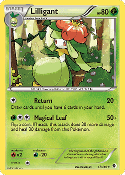 Lilligant Pokémon TCG card art