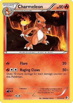 Charmeleon Pokémon TCG card art