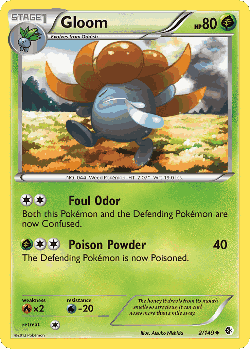 Gloom Pokémon TCG card art