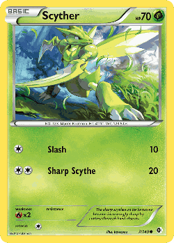 Scyther Pokémon TCG card art