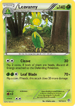 Leavanny Pokémon TCG card art