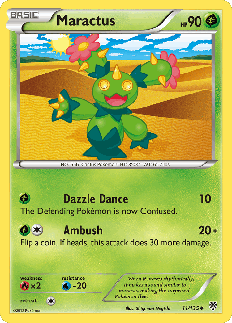 Maractus #11 from Plasma Storm - Uncommon - Illustrated by Shigenori Negishi