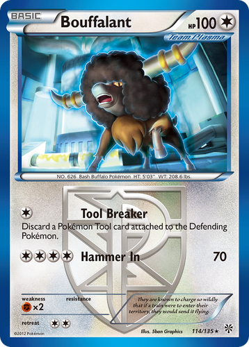 Bouffalant 114, Plasma Storm