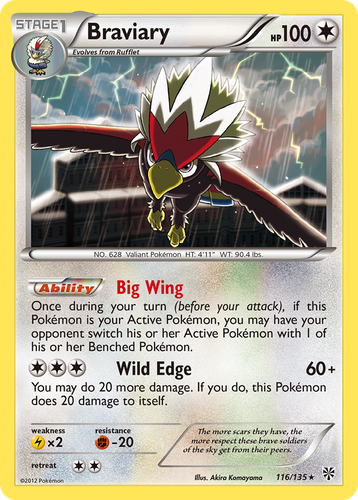 Braviary 116, Plasma Storm