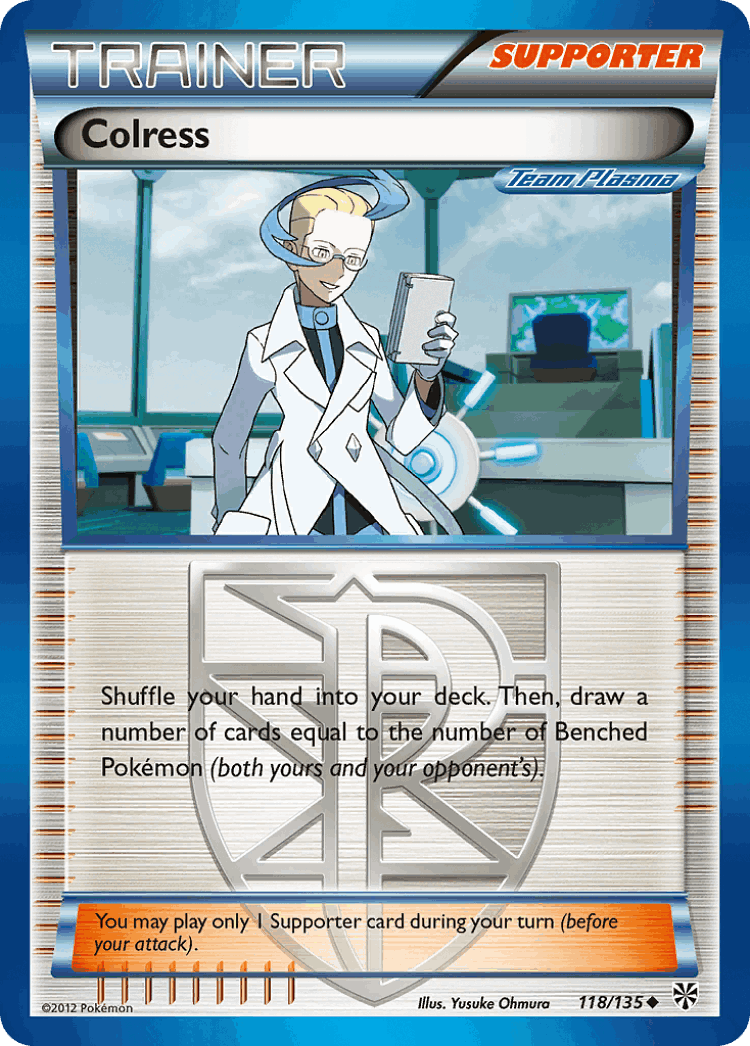 Colress #118 from Plasma Storm - Uncommon - Illustrated by Yusuke Ohmura