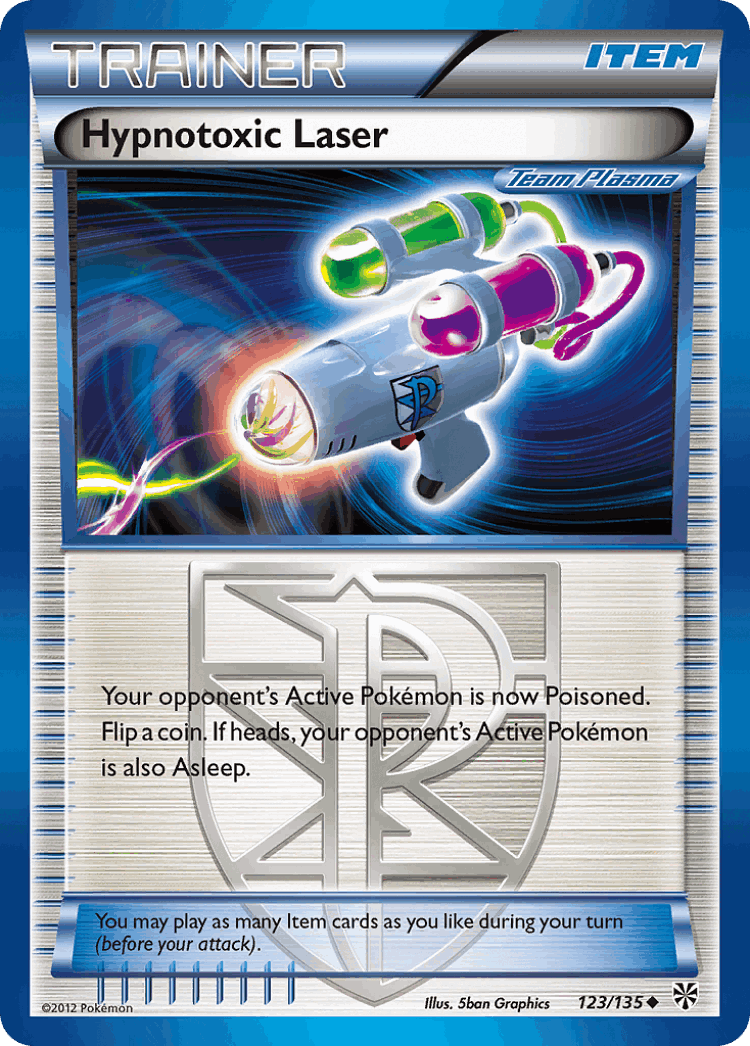 Hypnotoxic Laser #123 from Plasma Storm - Uncommon - Illustrated by 5ban Graphics