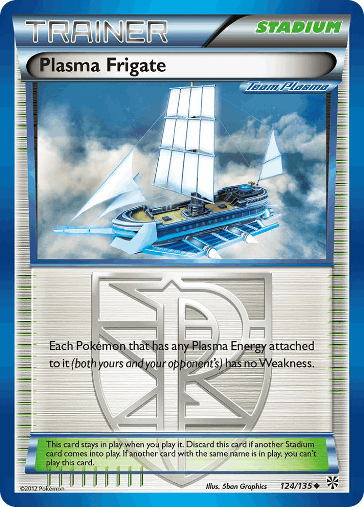 Plasma Frigate #124 from Plasma Storm - Uncommon - Illustrated by 5ban Graphics