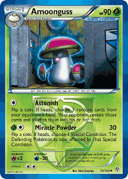 Amoonguss Pokémon TCG card art