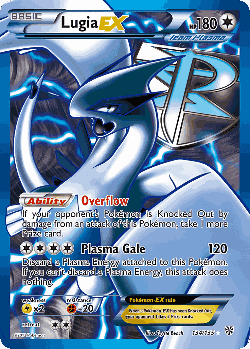 Lugia-EX card art