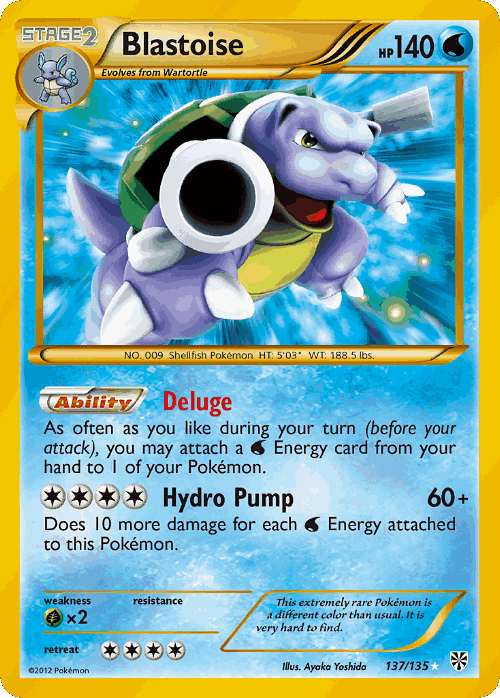 Blastoise 137, Plasma Storm