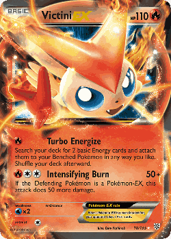 Victini-EX Pokémon TCG card art