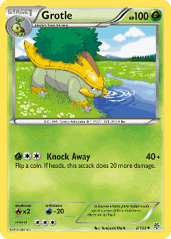 Grotle Pokémon TCG card art