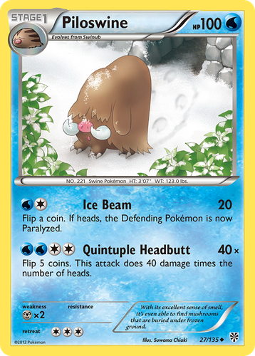 Piloswine 27, Plasma Storm