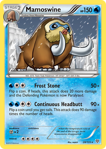 Mamoswine 28, Plasma Storm