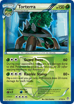 Torterra Pokémon TCG card art