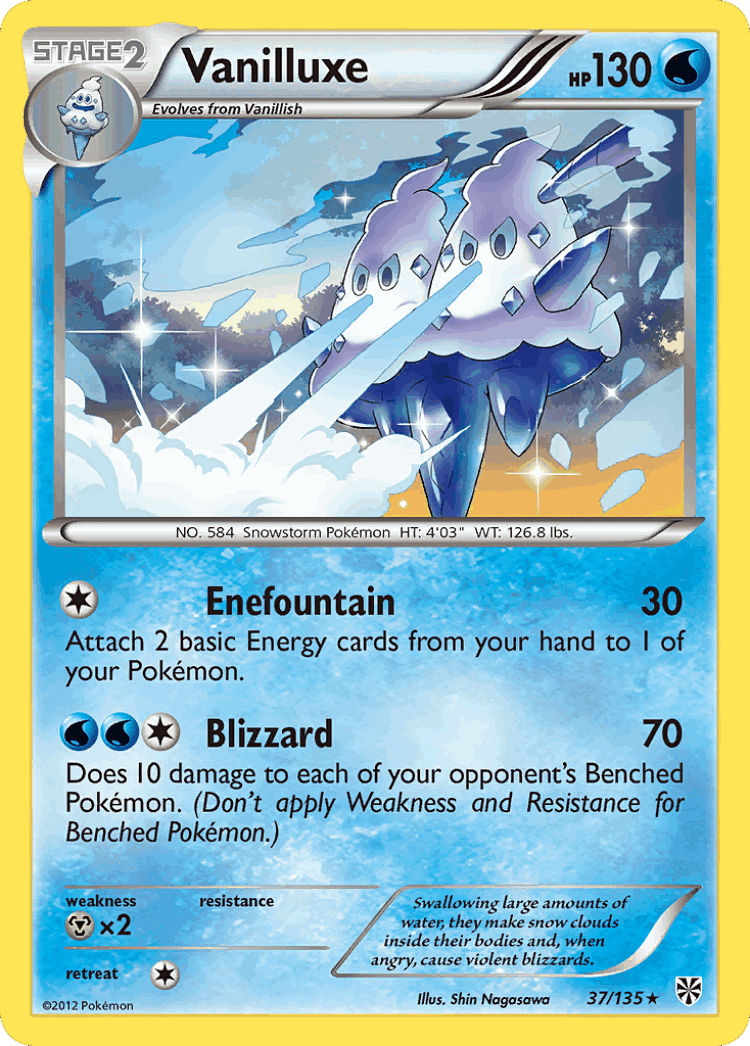 Vanilluxe #37 from Plasma Storm - Rare - Illustrated by Shin Nagasawa