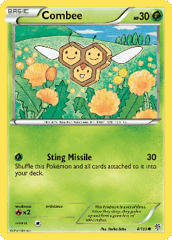 Combee Pokémon TCG card art