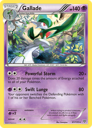 Gallade Plasma Storm card