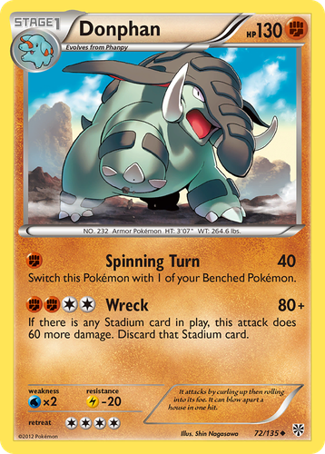 Donphan 72, Plasma Storm