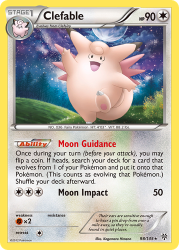 Clefable 98, Plasma Storm