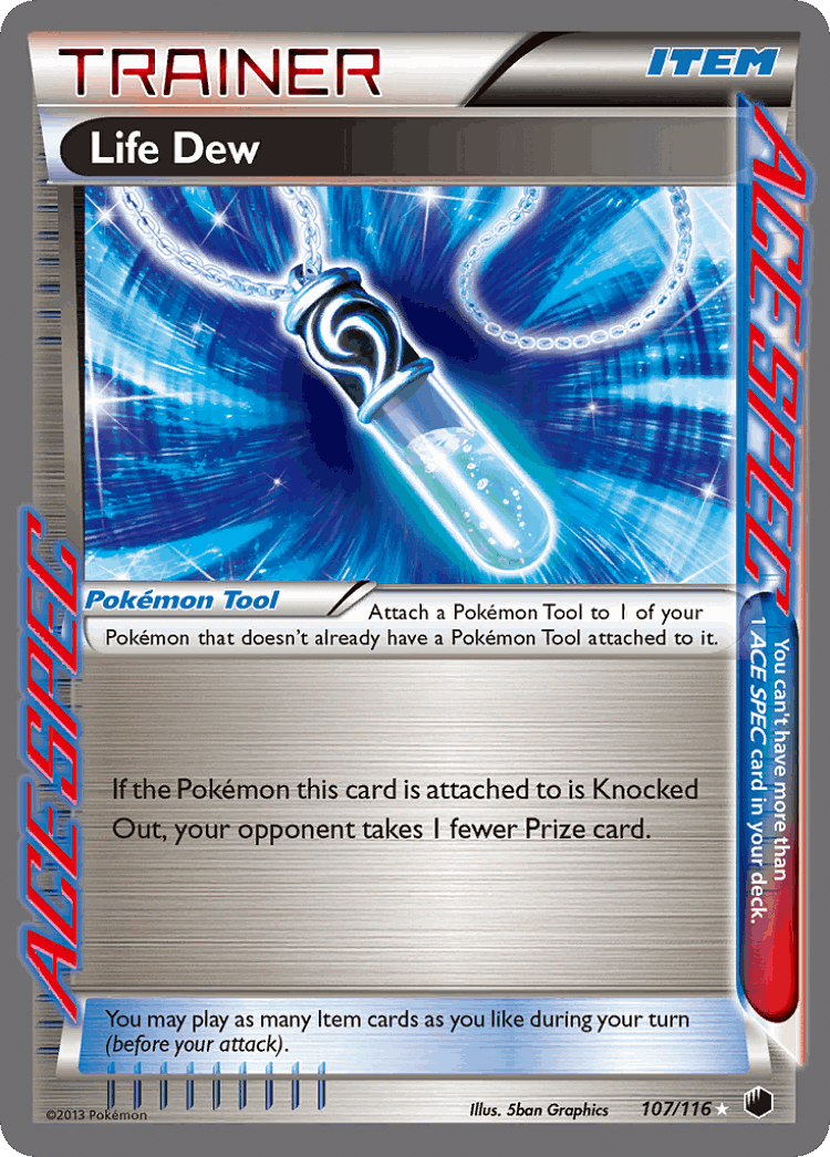 Life Dew #107 from Plasma Freeze - Rare ACE - Illustrated by 5ban Graphics