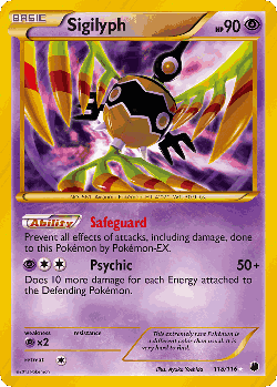 Sigilyph 118, Plasma Freeze