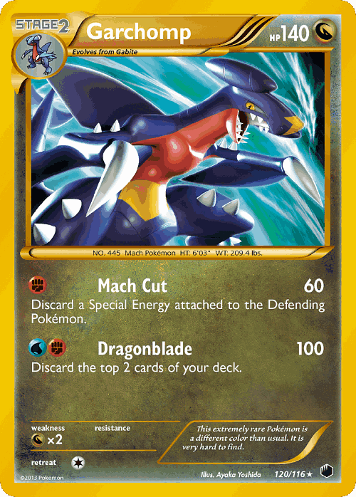 Garchomp 120, Plasma Freeze