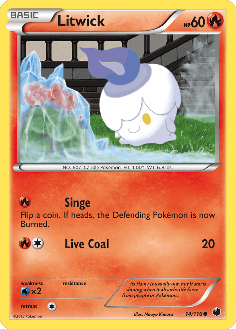Litwick #14 from Plasma Freeze - Common - Illustrated by Naoyo Kimura