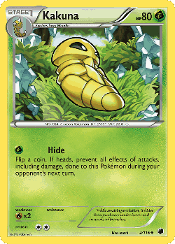 Kakuna Pokémon TCG card art
