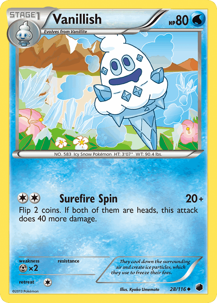 Vanillish #28 from Plasma Freeze - Uncommon - Illustrated by Kyoko Umemoto