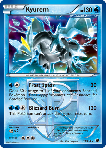 Kyurem 31, Plasma Freeze
