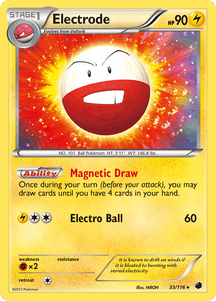 Electrode #33 from Plasma Freeze - Rare Holo - Illustrated by HiRON