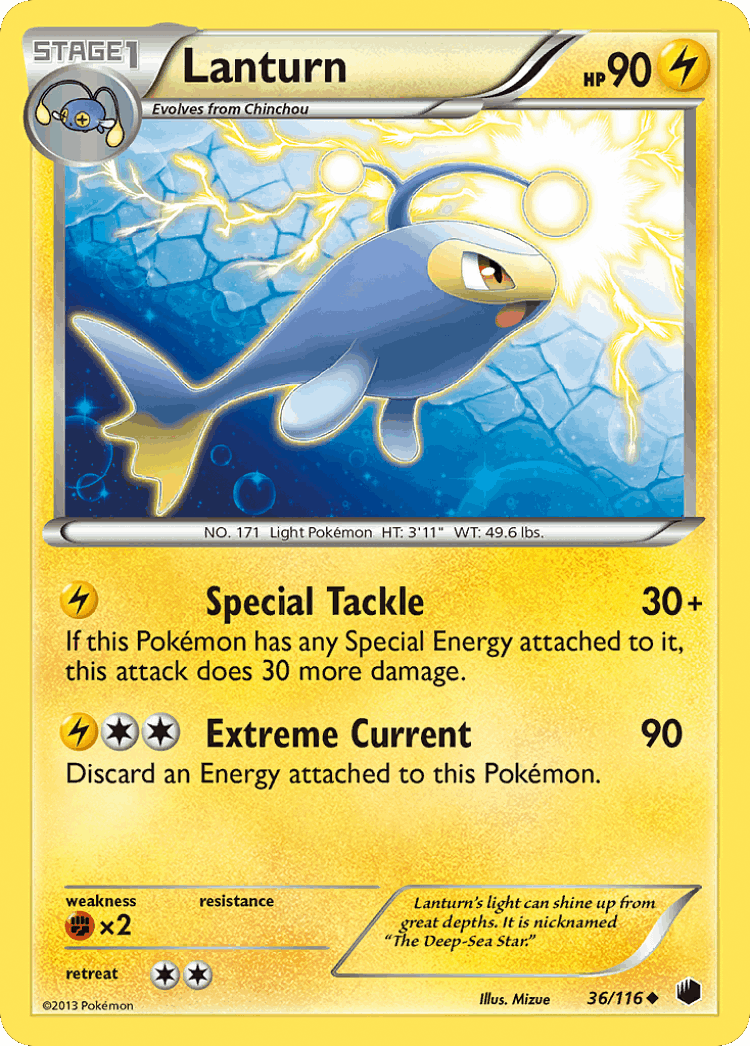 Lanturn #36 from Plasma Freeze - Uncommon - Illustrated by Mizue