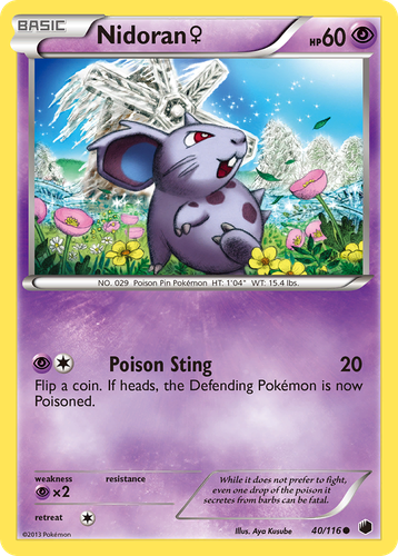 Nidoran ♀ 40, Plasma Freeze