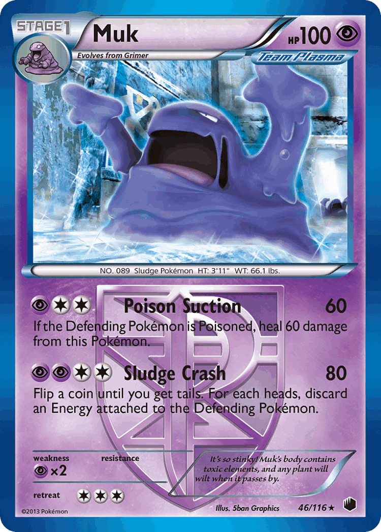 Muk #46 from Plasma Freeze - Rare - Illustrated by 5ban Graphics