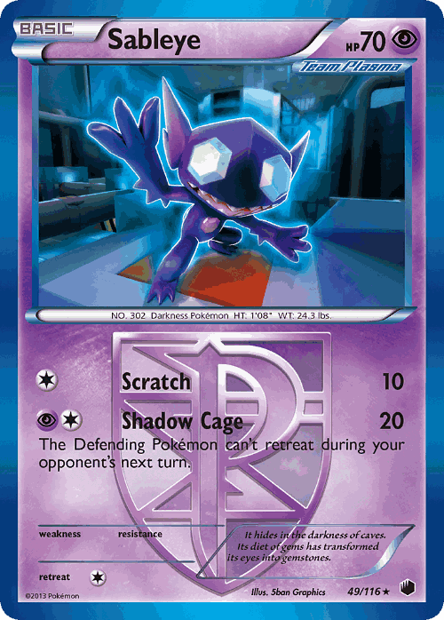 Sableye 49, Plasma Freeze