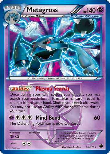 Metagross 52, Plasma Freeze