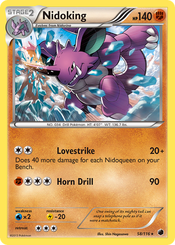 Nidoking 58, Plasma Freeze