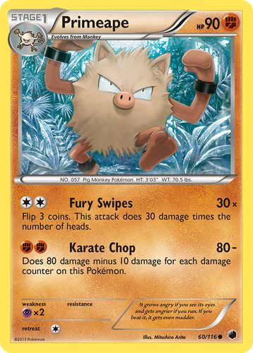 Primeape 60, Plasma Freeze