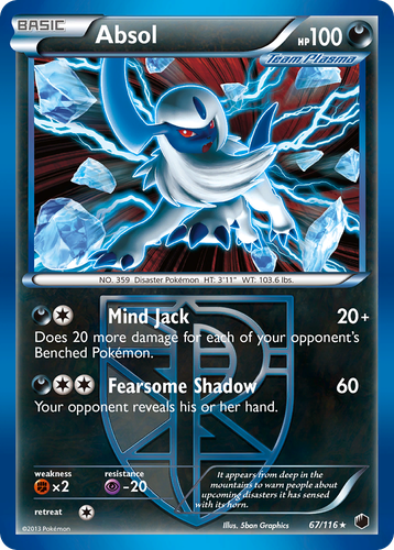 Absol 67, Plasma Freeze