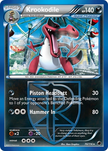 Krookodile 70, Plasma Freeze