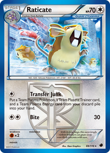 Raticate 88, Plasma Freeze