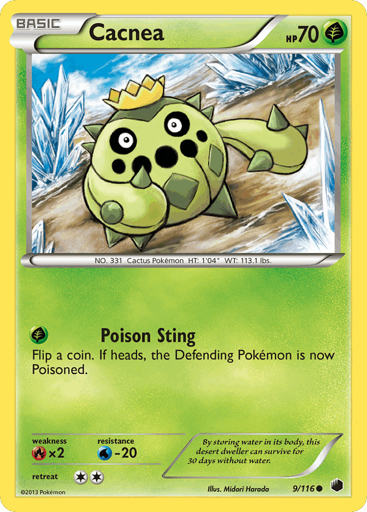 Cacnea #9 from Plasma Freeze - Common - Illustrated by Midori Harada