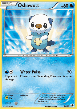Oshawott Pokémon TCG card art