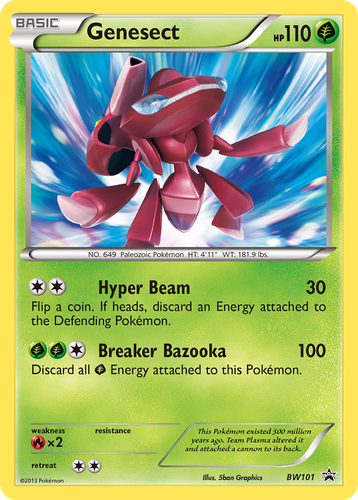 Genesect 101, BW Black Star Promos