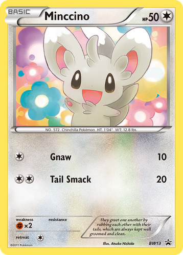 Minccino Pokémon TCG card art