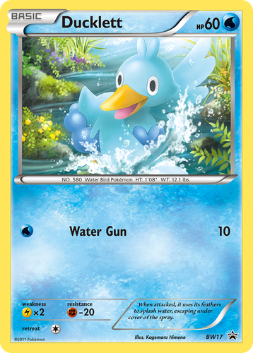 Ducklett Pokémon TCG card art